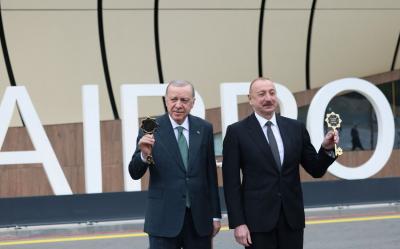 Ərdoğan: "Füzulidən sonra Laçında hava limanının açılması böyük addımdır"