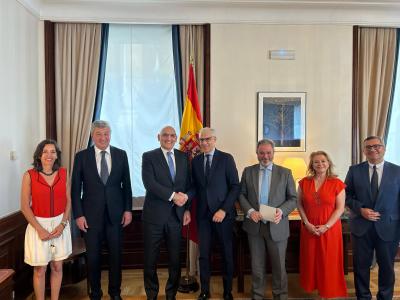 Elçin Əmirbəyov İspaniyada işgüzar səfərdə olub
