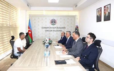 Vəkillər Kollegiyasının sədri vətəndaş qəbulu keçirib