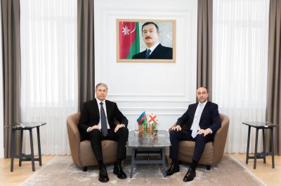 Vilayət Eyvazov Gürcüstanın daxili işlər naziri ilə görüşüb