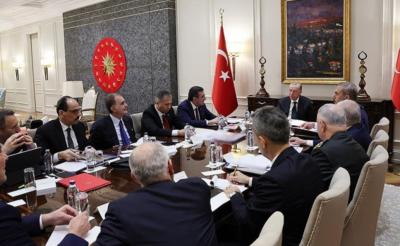 Ərdoğanın rəhbərliyi ilə hökumət üzvləri İsrailin İrana hücumunu müzakirə ediblər