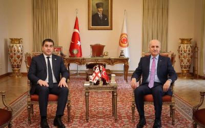 Gürcüstan və Türkiyə parlament sədrləri regional əməkdaşlığı müzakirə ediblər