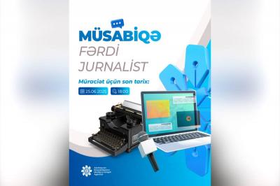 MEDİA jurnalistlər üçün müsabiqə elan edib