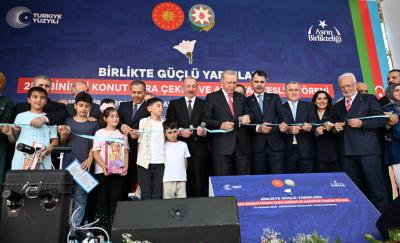 Türkiyənin Kahramanmaraş şəhərində “Azərbaycan” məhəlləsinin açılış mərasimi keçirilib -  YENİLƏNİB-1