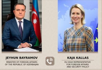 Ceyhun Bayramov və Kaya Kallas İsrail-İran qarşıdurmasını müzakirə edib
