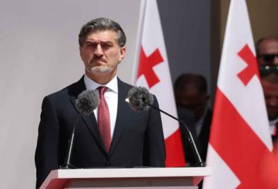 Gürcüstan Prezidenti həbsdə olan müxalifət liderlərinə müraciət edib