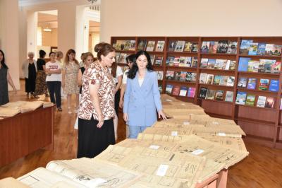 Milli Mətbuatın 150 illik yubileyinə həsr olunmuş sərgi açılıb