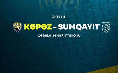 "Kəpəz"lə "Sumqayıt" yoxlama matçında üz-üzə gələcəklər