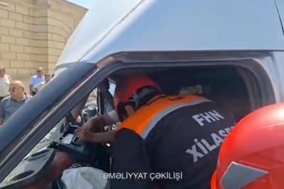 Zuğulbada yol qəzası olub, xəsarət alan var - VİDEO