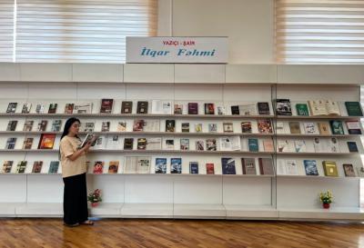 Milli Kitabxanada “Yazıçı-şair İlqar Fəhmi” adlı kitab sərgisi açılıb