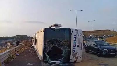 Türkiyədə sərnişin avtobusu aşıb -  3 nəfər ölüb, 20 nəfər yaralanıb