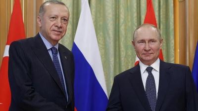 Ərdoğan və Putin arasında  telefon danışığı olub