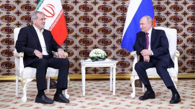Putin və Pezeşkian Cənubi Qafqazdakı vəziyyəti  müzakirə ediblər