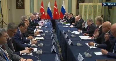 Ərdoğan Çində Putinlə  görüşdü