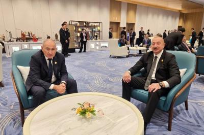 Prezident İlham Əliyevin Ermənistanın Baş naziri Nikol Paşinyan ilə görüşü olub