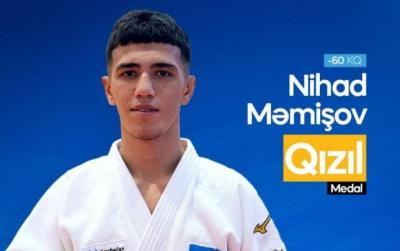 Cüdoçularımızdan Avropa çempionatında 2 qızıl, 1 bürünc medal