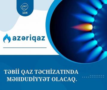 Bu ərazilərdə qaz olmayacaq