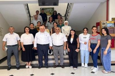 Şair Arif Fərzəlinin Masallıda  gənclərlə görüşü