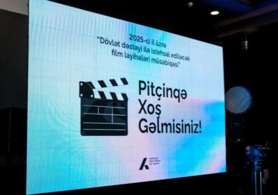 Dövlət dəstəyi ilə istehsal ediləcək filmlərin layihə müsabiqəsi üzrə növbəti pitçinq keçirilib