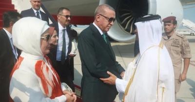 Ərdoğan Zirvə toplantısında iştirak etmək üçün  Qətərə səfər edib