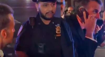 ABŞ-da Makronu polis saxladı -  Trampa zəng vurdu