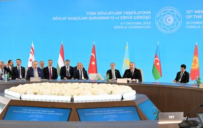 "Bu gün Türk Dövlətləri Təşkilatı ciddi geosiyasi mərkəzlərdən biri kimi formalaşır" - Prezident