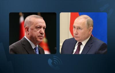 Ərdoğanla Putin arasında  telefon danışığı olub