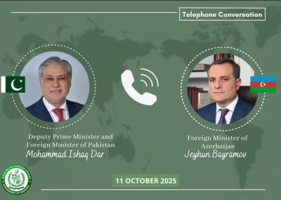 Azərbaycan və Pakistan XİN başçıları Yaxın Şərqdəki vəziyyəti müzakirə edib  -  YENİLƏNİB