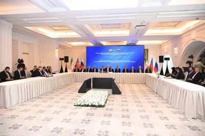 Bakıda Azərbaycan, Rusiya və İran hökumət nümayəndələrinin üçtərəfli görüşü keçirilib -  YENİLƏNİB