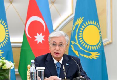 "Qazaxıstan və Azərbaycan yaxın gələcəkdə ticarət dövriyyəsini 1 milyard dollara çatdırmaq niyyətindədir" -  Tokayev