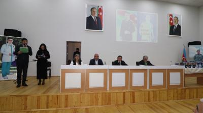 Zəfər Gününün yaxınlaşması yolunda beş şəhid vermiş liseydə  yaddaqalan tədbir