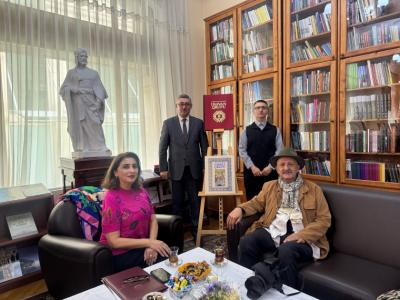 Prezident Kitabxanasında tanınmış mədəniyyət və incəsənət xadimləri ilə görüş keçirilib