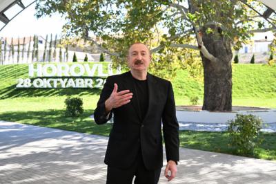 Prezident İlham Əliyev: "Bugünkü reallıq, bugünkü gün ədalətin təntənəsidir"