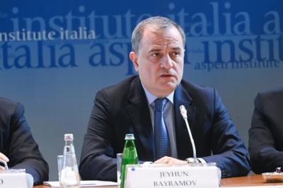 Ceyhun Bayramov "Aspen Institute Italia"da keçirilən dəyirmi masa müzakirəsində  iştirak edib