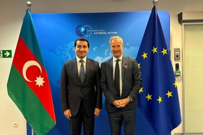 Azərbaycanla Avropa İttifaqı arasında tərəfdaşlığın daha da gücləndirilməsi  müzakirə olunub