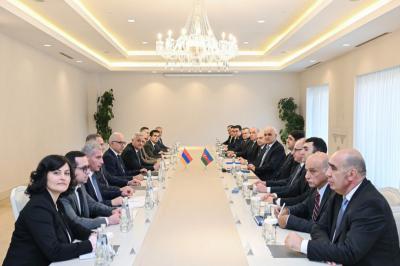 Şahin Mustafayev və Mher Qriqoryan Qəbələdə görüşüb