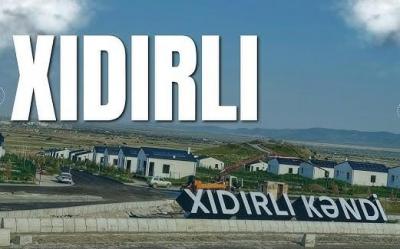 Ağdamın Xıdırlı kəndinə köç