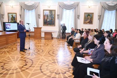 Ədəbiyyat Muzeyində Xalq şairi Bəxtiyar Vahabzadənin 100 illik yubileyi qeyd olunub