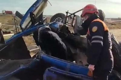 Qaradağda avtobuslar toqquşub, 2 nəfər ölüb, 11 nəfər xəsarət alıb -  YENİLƏNİB-3