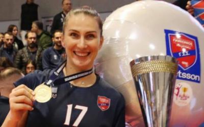 Azərbaycan voleybolçusu Yunanıstan kuperkubokunun qalibi oldu