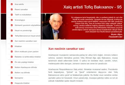 Gənclər Kitabxanasında “Xalq artisti Tofiq Bakıxanov - 95” adlı elektron baza hazırlanıb