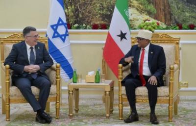 İsrailin xarici işlər naziri Somaliləndə səfər edib