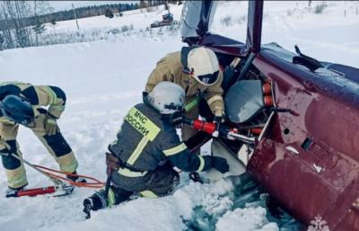 Rusiyada helikopter qəzası