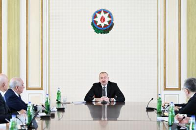 İlham Əliyev: "Bakının və Abşeronun içməli su problemləri uzun illər ciddi problem kimi qarşımızda durur"