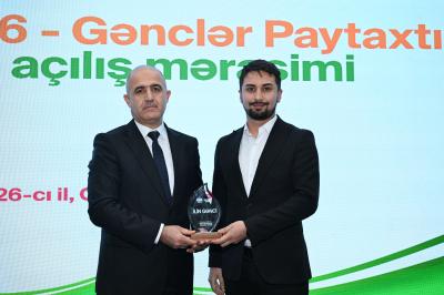 Toğrul Qasımov Gənclər və İdman Nazirliyinin “İlin Gənci” mükafatına layiq görülüb