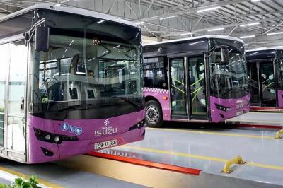 206 nömrəli marşrut üzrə avtobuslar yenilənib