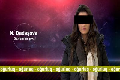 Zərgərlik mağazalarından oğurluq edən şəxs saxlanılıb - VİDEO