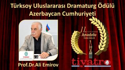 Əli Əmirli "Ən yaxşı dramaturq" mükafatına layiq görülüb