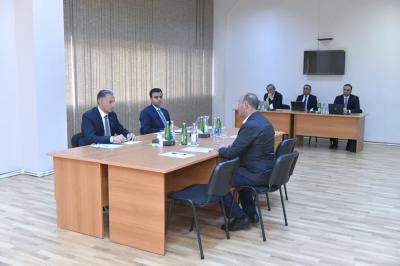 Rəşad Nəbiyev Salyanda vətəndaşları qəbul edib