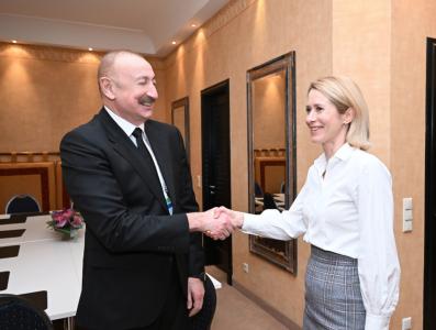 İlham Əliyev Münxendə Avropa İttifaqının xarici işlər və təhlükəsizlik siyasəti üzrə ali nümayəndəsi ilə görüşüb -  YENİLƏNİB